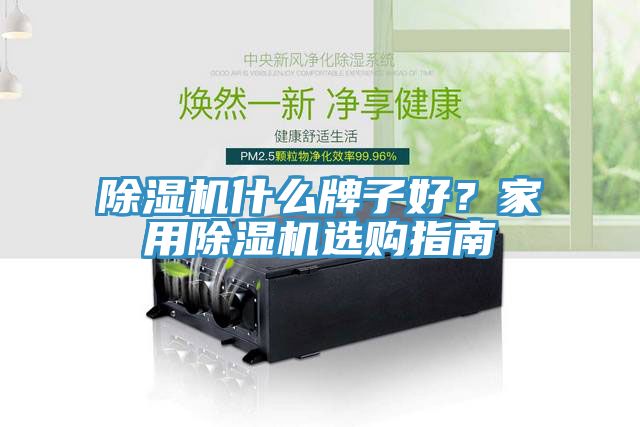 除濕機什么牌子好？家用除濕機選購指南