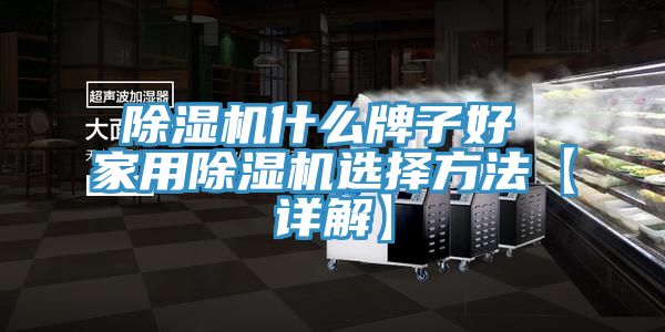 除濕機什么牌子好 家用除濕機選擇方法【詳解】